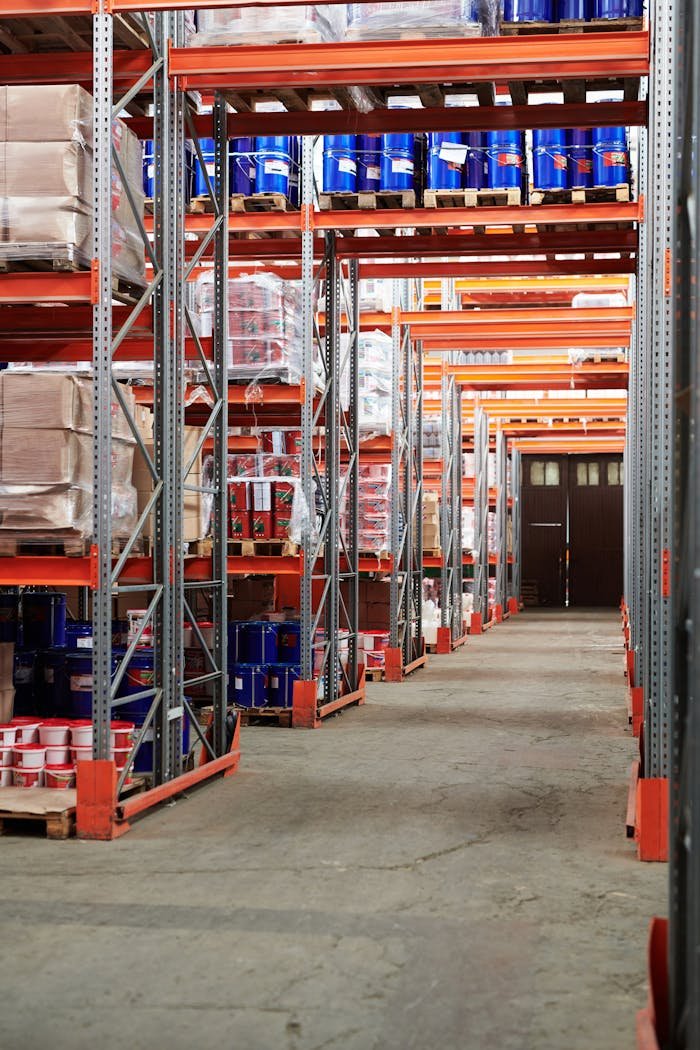 Warehouse with Concrete Floor